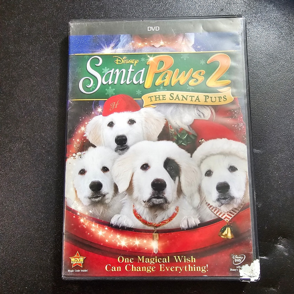 Disney Santa Paws 2 The Santa Pups DVD 2012 Holiday Movie Talking Dogs Rated G
